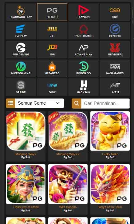 Indaaa Login pilih game